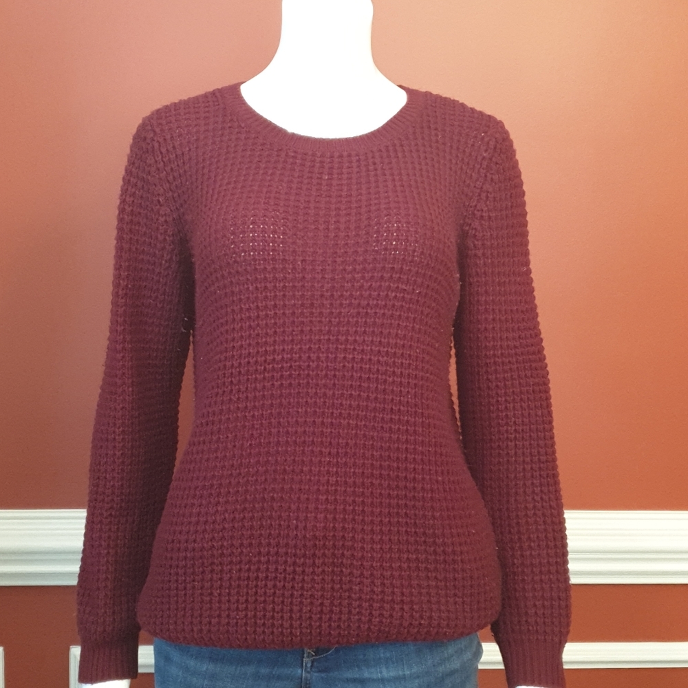 Maroon Knit Sweater